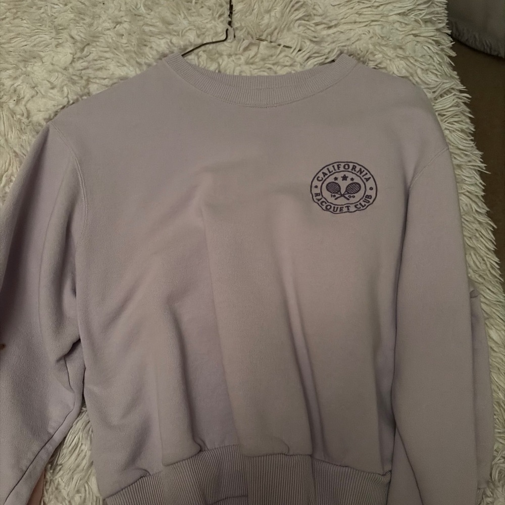 Lavender Hollister Crewneck